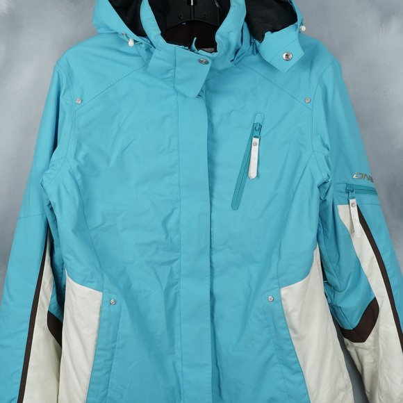 Descente Couture Blue and White Ski & Snow Jacket - Picture 7 of 16